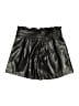 Habitual Metallic Black Shorts Size 16 - photo 2
