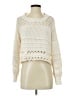 Fate 100% Polyester Ivory Pullover Sweater Size S - photo 1