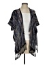 Assorted Brands 100% Polyester Gray Blue Kimono Size S - photo 1