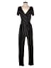 Express Stripes Black Jumpsuit Size XS - photo 1
