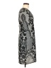 Baraschi 100% Polyester Paisley Gray Cocktail Dress Size 6 - photo 4
