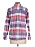 Old Navy Plaid Pink Long Sleeve Button-Down Shirt Size L - photo 2