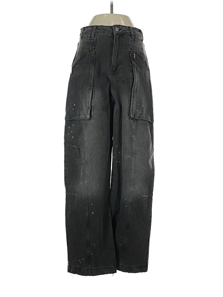 Pre-owned Zara Jeans In Black