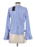 JOA 100% Polyester Blue Long Sleeve Blouse Size XS - photo 2