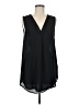 H&M 100% Polyester Black Sleeveless Blouse Size 8 - photo 1