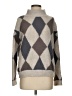 Hemisphere Argyle Gray Tan Cardigan Size EU 36 / US 6 - photo 1