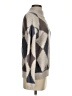 Hemisphere Argyle Gray Tan Cardigan Size EU 36 / US 6 - photo 4