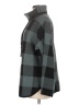 Adrienne Vittadini Checkered-gingham Black Poncho Size M - photo 5