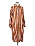 Unbranded Stripes Orange Casual Dress Size 0X (estimated) - photo 1