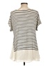 Bobeau Ivory Short Sleeve T-Shirt Size L - photo 2