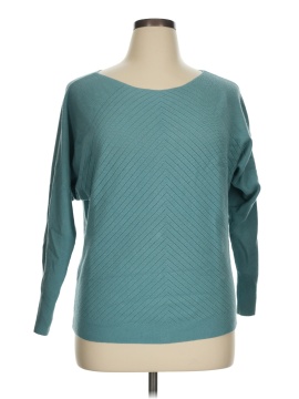VILA bubble textured long sleeve top in dark green