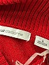 Liz Claiborne 100% Cotton Argyle Red Pullover Sweater Size S - photo 7