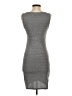 Leith Solid Gray Casual Dress Size S - photo 2