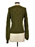 Twik Chevron-herringbone Green Pullover Sweater Size XS - photo 2