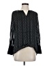 The Limited 100% Polyester Polka Dots Black Long Sleeve Blouse Size S (petite) - photo 1
