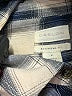 Caslon 100% Cotton Plaid Blue Long Sleeve Button-Down Shirt Size M - photo 7