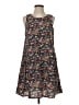 Gap 100% Rayon Floral Black Casual Dress Size S - photo 1
