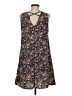 Gap 100% Rayon Floral Black Casual Dress Size S - photo 2