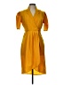 True Destiny 100% Polyester Yellow Casual Dress Size L - photo 1