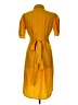 True Destiny 100% Polyester Yellow Casual Dress Size L - photo 2