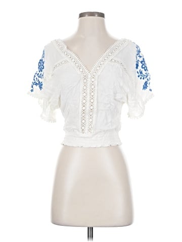 Self Esteem Short Sleeve Blouse (view 1)