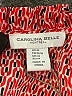 Carolina Belle 100% Polyester Hearts Red Long Sleeve Blouse Size M - photo 7