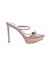 Gianvito Rossi Pink Silver Heels Size EU 39 - photo 1