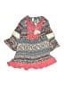 Beautees 100% Rayon Paisley Gray Dress Size 10 - photo 1