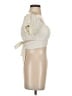 Lyaner Ivory Short Sleeve Blouse Size S - photo 4