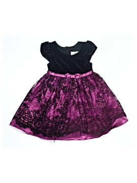 fitted lace wedding dress Jona Michelle Dress Formal Toddler 3 Pink/Purple main image 1