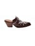 Dingo 100% Leather Paisley Brown Mule/Clog Size 8 1/2 - photo 1