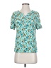 Croft & Barrow Teal Short Sleeve Blouse Size S (petite) - photo 1