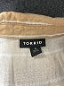 Torrid 100% Cotton Stripes Tan Short Sleeve Blouse Size 4X Plus (4) - photo 7