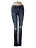 Flying Monkey Hearts Blue Jeans Size 26 waist - photo 1