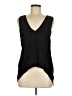 Piko 100% Rayon Black Sleeveless Blouse Size L - photo 1