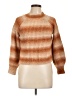 Cloud Chaser Orange Turtleneck Sweater Size L - photo 1