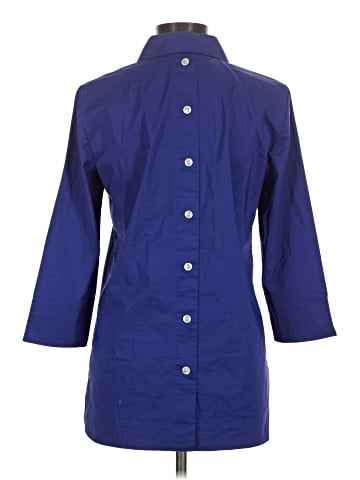 Hinson Wu 3/4 Sleeve Button-Down Shirt (view 2)