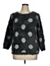 Joseph A. Polka Dots Gray Pullover Sweater Size XL - photo 1