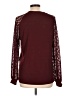 Dorose Burgundy Long Sleeve Top Size L - photo 2
