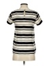 Ann Taylor LOFT 100% Polyester Stripes Ivory Short Sleeve Top Size XXS - photo 2