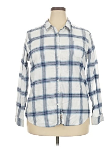 Weatherproof Long Sleeve Button-Down Shirt (view 1)