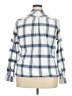 Weatherproof Plaid Blue Long Sleeve Button-Down Shirt Size XXL - photo 2