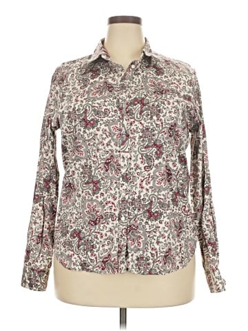 Chaps Long Sleeve Blouse (view 1)