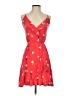 Express Hearts Red Cocktail Dress Size XS - photo 1