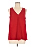 Vince Camuto 100% Polyester Red Sleeveless Blouse Size M - photo 1