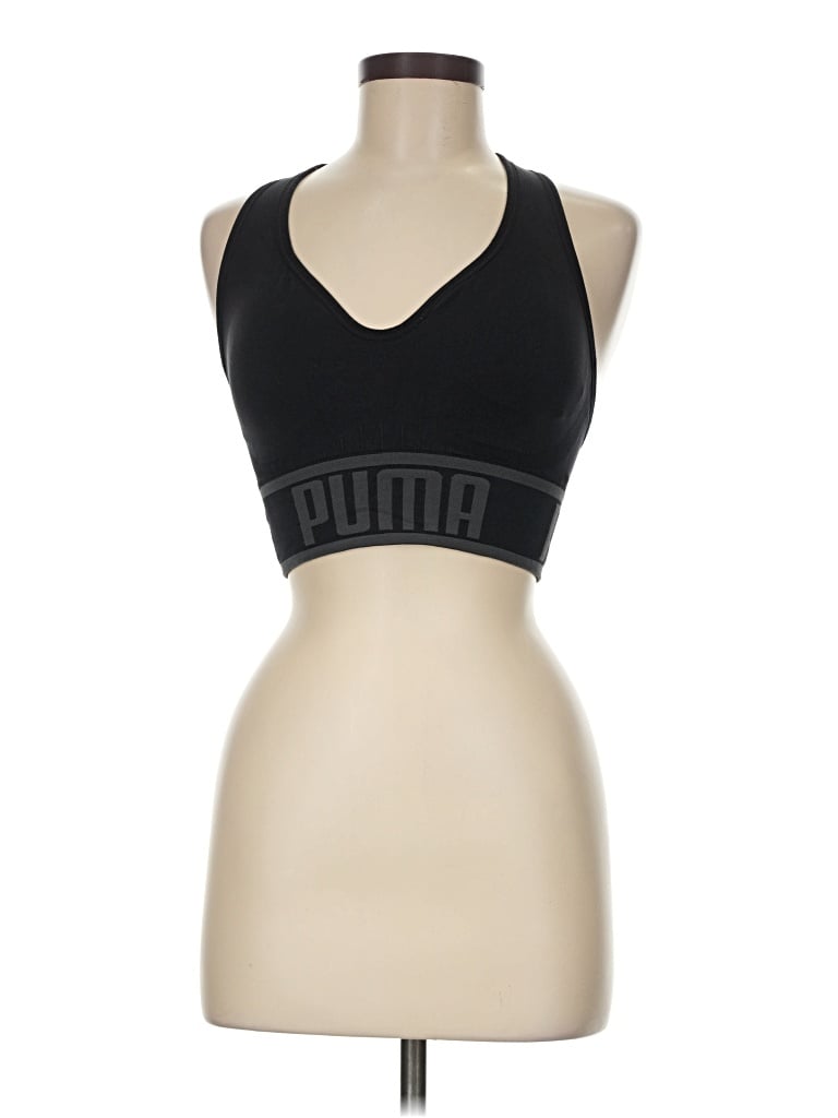 Pre-owned Puma Sports Bra In Black