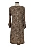 Love, Fire Animal Print Brown Casual Dress Size M - photo 2