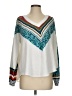 Lovely Melody White Pullover Sweater Size S - photo 1