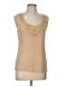 Ruby Rd. Tan Sleeveless Blouse Size L - photo 1