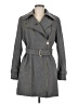 MICHAEL Michael Kors 100% Polyester Gray Coat Size 8 - photo 1